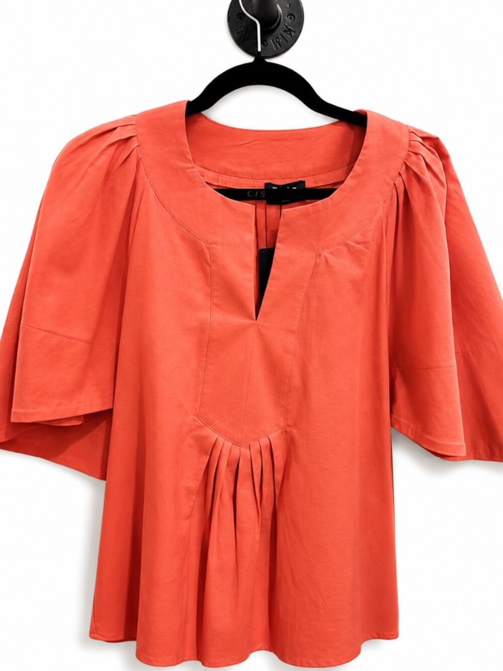 Fate By LFD Coral Flutter Sleeve Boho Tunic Blouse Top Small NWT
